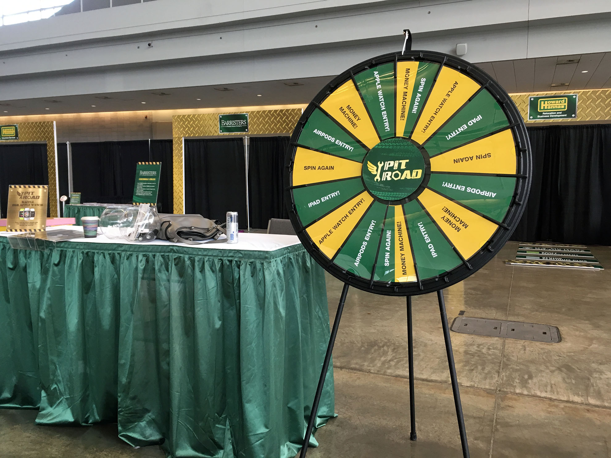 HannaFinancial Convention Floor Setup