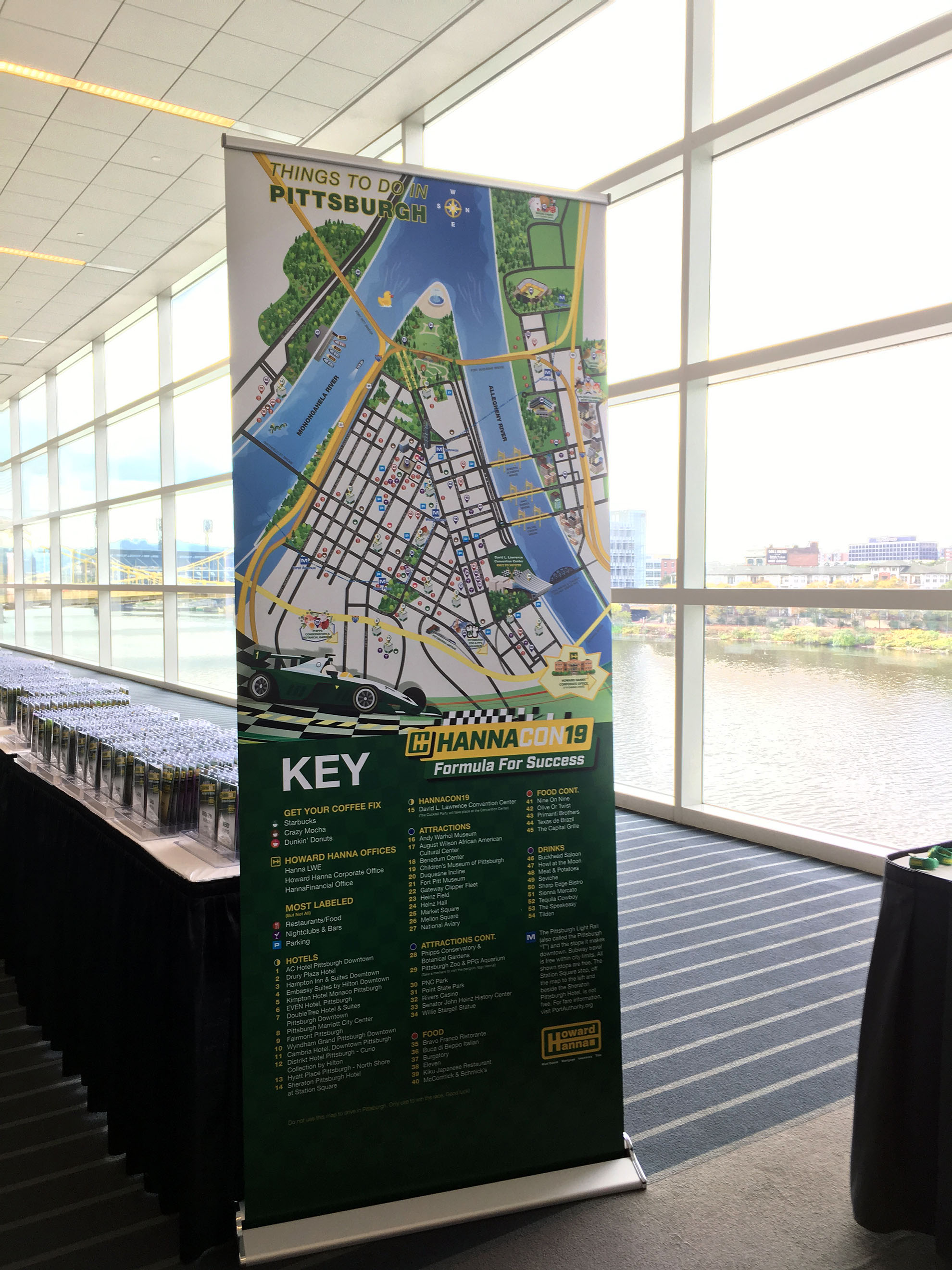 Standing Floor Map